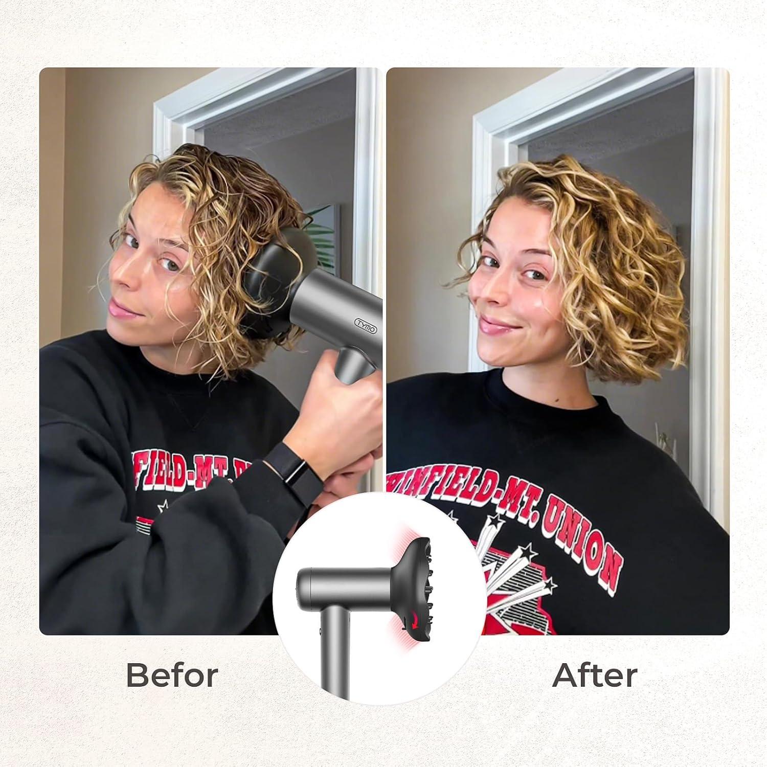 imageBundle Includes TYMO AIRHYPE Lite Hair Dryer x1 Diffuser Attachment x1 Concentrator x1