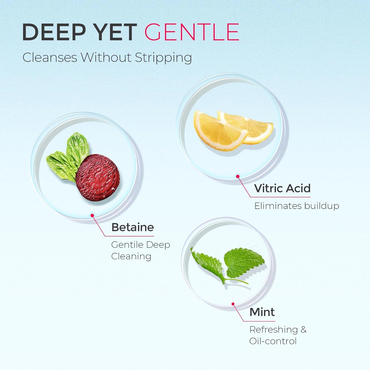 imageTYMO Clarifying Shampoo for Women Natural Formula Shampoo for Oily Hair Remove Build Up Deep Clean Hair and Scalp Cleaning Biotin amp Sulfate Free 35 Oz Volumizing amp Repair Argan OilClarifying Oil Control Mint