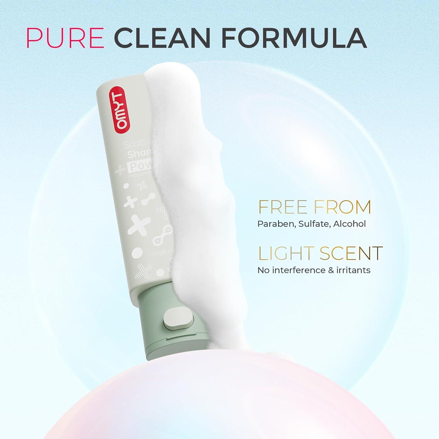 imageTYMO Clarifying Shampoo for Women Natural Formula Shampoo for Oily Hair Remove Build Up Deep Clean Hair and Scalp Cleaning Biotin amp Sulfate Free 35 Oz Volumizing amp Repair Argan OilClarifying Oil Control Mint