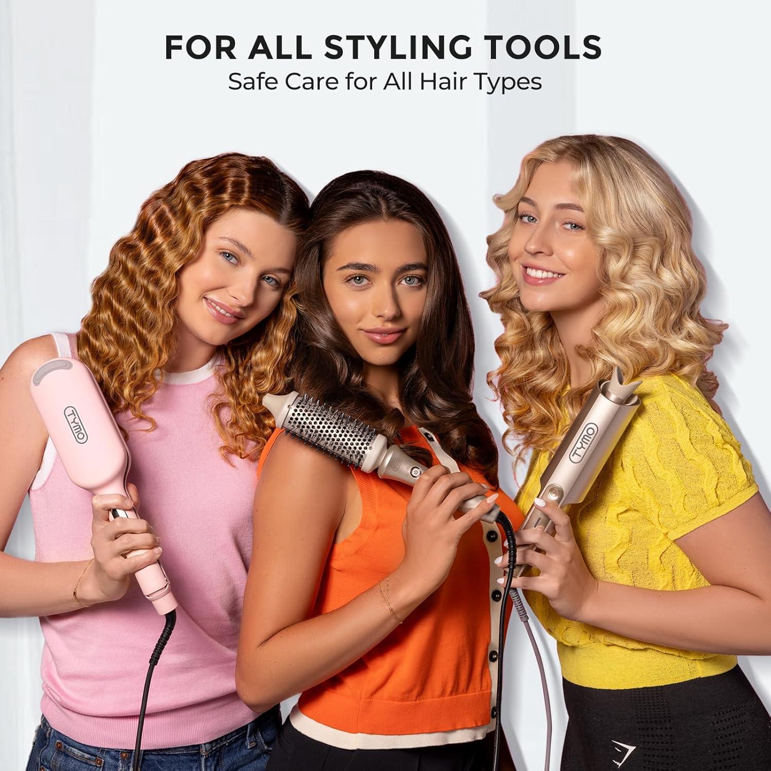 imageTYMO Heat Protectant Spray for Hair with Argan Oil for Styling Tools Heat Protection Spray to Smooth amp Hydrate Natural Clean Formulation Multibenefit Treatment Lightweight for All Hair Types169 Fl Oz Pack of 1