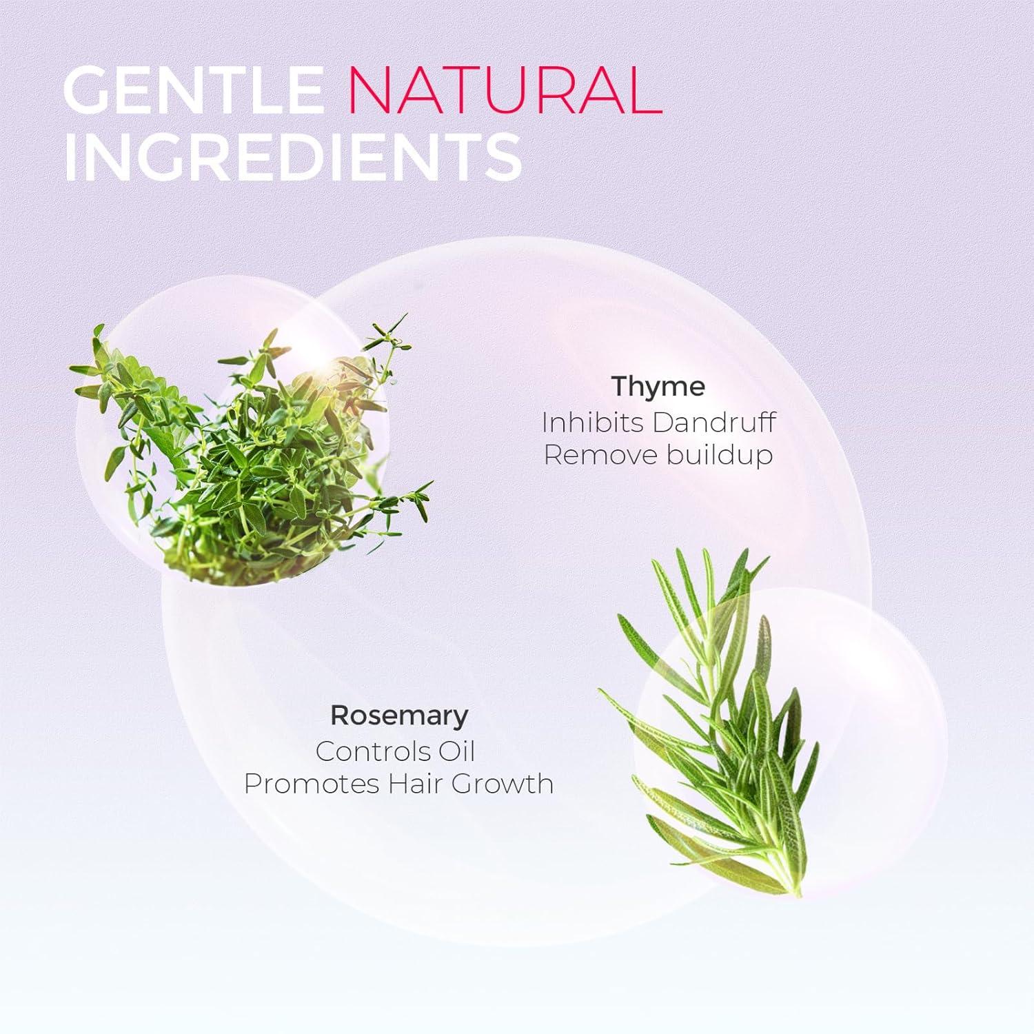 imageTYMO Clarifying Shampoo for Women Men Natural Formula Shampoo Powder for Deep Clean Nourishes for All Hair Types Sulfate Free Water Dissolve Wash Hair 35 Oz Dandruff amp Deep Clean  Rosemary