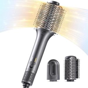 TYMO Hair Dryer Brush Blow Dryer Brush in One, Hot Air Brushes with 3 Barrels as Dryer Volumizer Straightener, Multi-Styler, 110,000 RPM High-Speed Motor Air Wrap, 200M Negative Ions for Frizz-Free